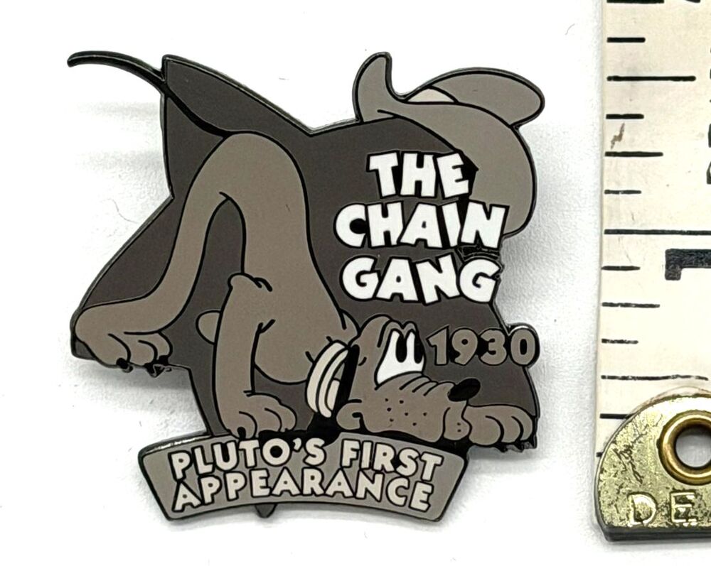 Disney Pin Countdown to the Millennium #42 Pluto The Chain Gang 1930 First